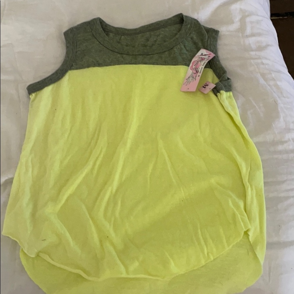 Yellow and green top